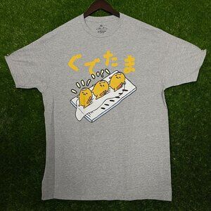 Gudetama, Sushi, Cartoon Graphic T-shirt size XL